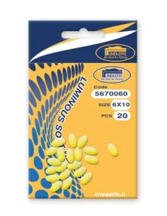 Lineaeffe Luminous Beads Ovali Soft 20pz  Minuteria Lineaeffe