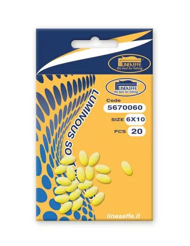 Lineaeffe Luminous Beads Ovali Soft 20pz  Minuteria Lineaeffe