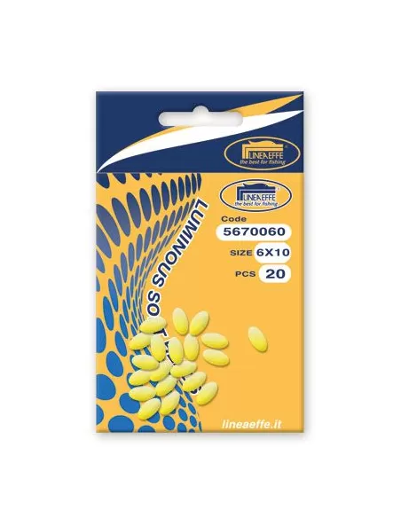 Lineaeffe Luminous Beads Ovali Soft 20pz  Minuteria Lineaeffe