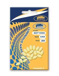 Lineaeffe Luminous Beads Ovali Hard 20pz  Minuteria Lineaeffe
