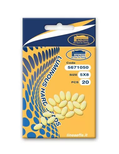 Lineaeffe Luminous Beads Ovali Hard 20pz  Minuteria Lineaeffe
