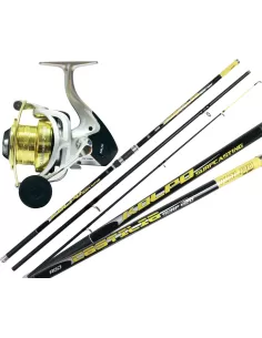 Kolpo Canna in Carbonio 3 Sezioni Mulinello 7000 Pesca Surfcasting Kit da pesca Kolpo