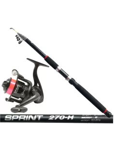 Kolpo Canna Sprint 2.40 mt Mulinello Arya con Filo Energy Kit da pesca Kolpo