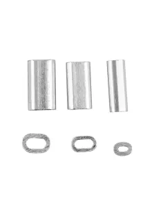 Lineaeffe Crimps in Alluminio 20 pezzi Minuteria Lineaeffe