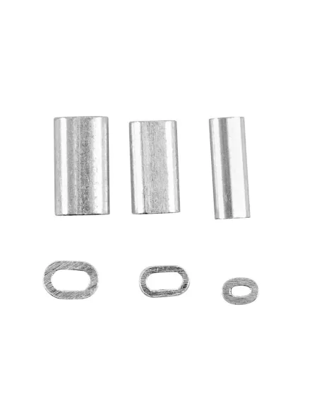 Lineaeffe Crimps in Alluminio 20 pezzi Minuteria Lineaeffe
