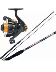 Kolpo Kit Spinning Canna Superlative Mulinello Vida con Filo Kit da pesca Kolpo
