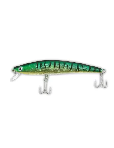 Lineaeffe Crystal Minnow Artificiale Spinning Traina Costiera Tiger Green Esche Artificiali Lineaeffe