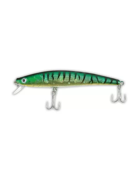 Lineaeffe Crystal Minnow Artificiale Spinning Traina Costiera Tiger Green Esche Artificiali Lineaeffe