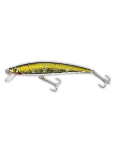 Lineaeffe Crystal Minnow Artificiale Spinning Traina Costiera Black Yellow Esche Artificiali Lineaeffe