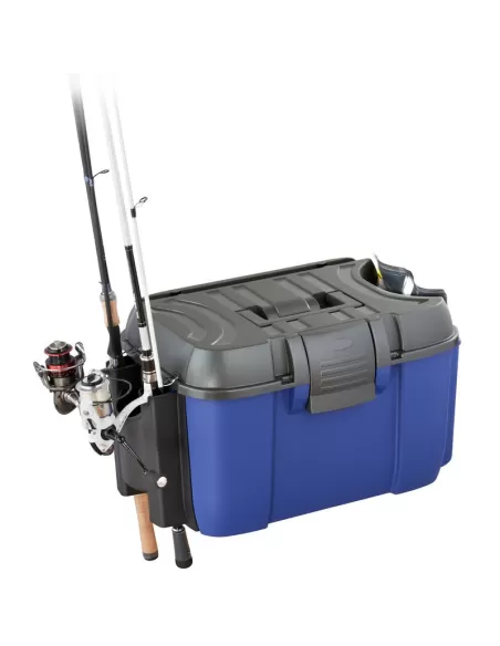 Box con Porta Canne Valigetta con Seduta Cassette Pesca Kolpo