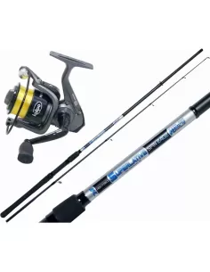 Kolpo Combo Spinning 60 gr Canna Superlative 3,00 m Mulinello Nanga Spin Kit da pesca Kolpo