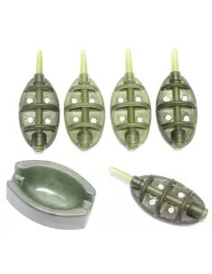 Kolpo Inline Method Feeder Set 5 pz Pasturatori Method Feeder Kolpo