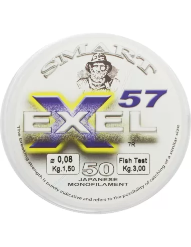 Maver Smart Exel 57 Filo da Pesca Giapponese per Terminali 50 mt  Fili da pesca Maver