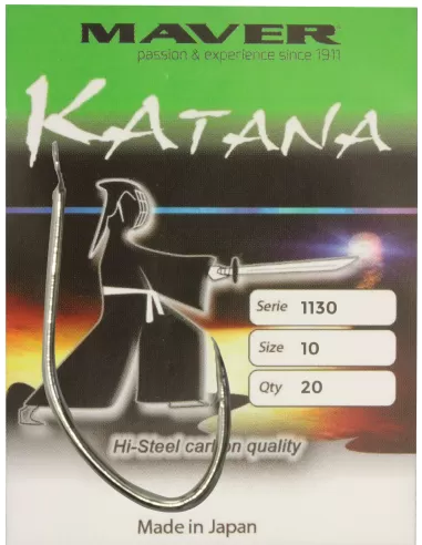 Maver Katana Ami da Pesca 1130 Nichelati 20 pz Ami sfusi Maver