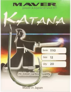 Maver Katana Ami da Pesca 1110 Nichelati 20 pz Ami sfusi Maver