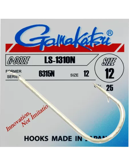 Gamakatsu 6315 n Fishing Hooks 25pc