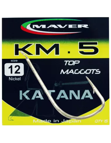 Maver Katana Ami da Pesca Ks 5 15 pz Speciale Bigattini Ami da pesca Maver