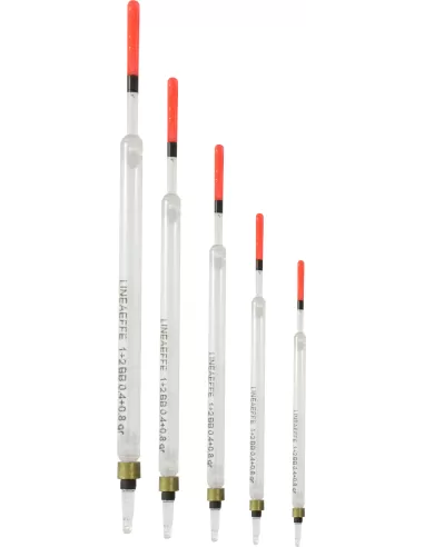 Lineaeffe Galleggianti Inglesi Piombati con Insert 5 Pezzi  Galleggianti e bombarde Lineaeffe