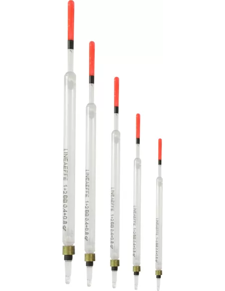 Lineaeffe Galleggianti Inglesi Piombati con Insert 5 Pezzi  Galleggianti e bombarde Lineaeffe