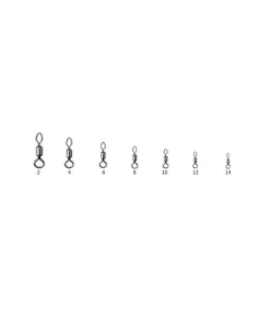 Sele Swivel Rolling Double Eyelet 12 pcs 