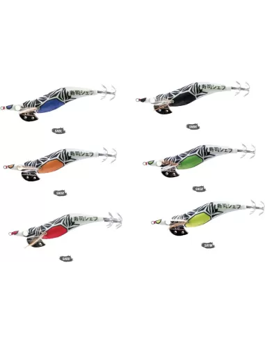 Kabo Squid Sushi Chef Totanara Seppie e Totani 3.0 cm 10.5 Esche Artificiali Kabo Squid