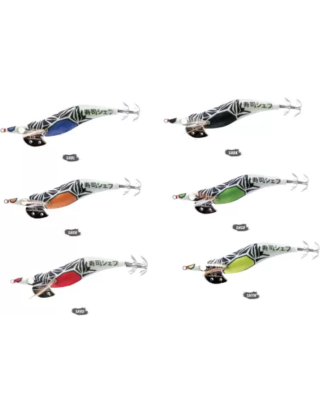 Kabo Squid Sushi Chef Totanara Seppie e Totani 3.0 cm 10.5 Esche Artificiali Kabo Squid