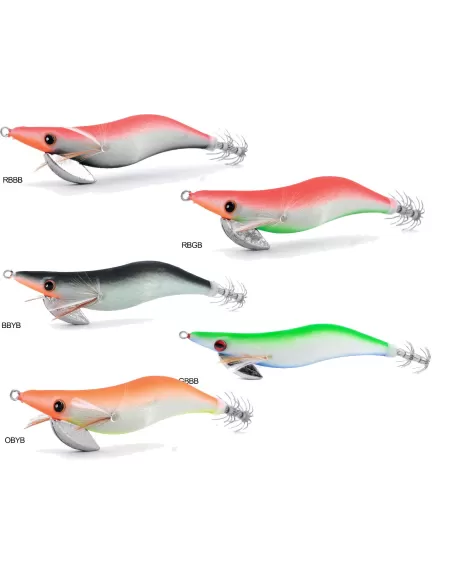 Kabo Squid Fluo Totanara Luminescente Seppie e Totani 3.0 cm 10 Esche Artificiali Kabo Squid
