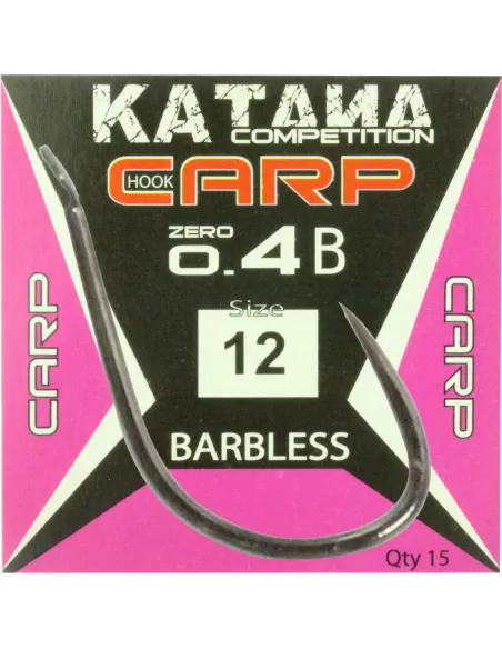 Katana Ami Carp Zero 4 Barbless con Paletta 15 pz Ami da pesca Maver
