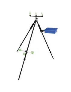 Kolpo Tripode Surf Tre Canne con Serbitora  Accessori da pesca Kolpo