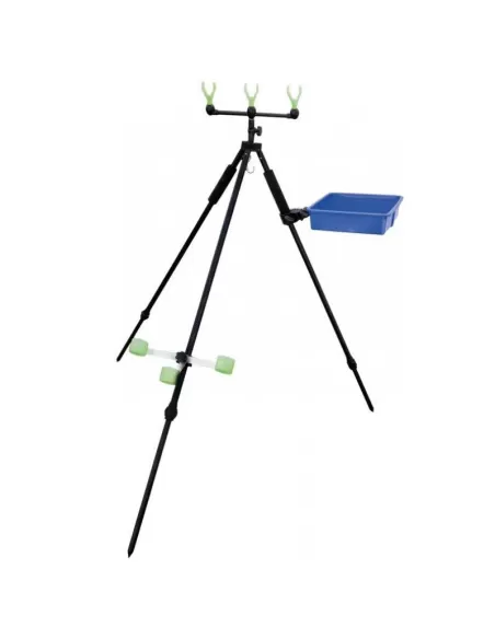 Kolpo Tripode Surf Tre Canne con Serbitora  Accessori da pesca Kolpo