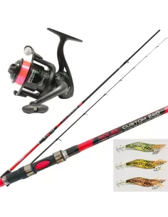 Kolpo Kit Pesca Egi Canna Mulinello Filo e Totanare Kit da pesca Kolpo