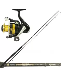 Kolpo Kit Pesca In Mare Canna Stratist 3 mt Mulinello Most 4000 Kit da pesca Kolpo
