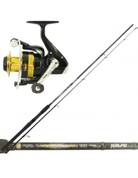 Kolpo Kit Pesca In Mare Canna Stratist 3 mt Mulinello Most 4000 Kit da pesca Kolpo
