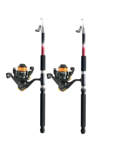 Kolpo Kit Pesca Trote Laghetto 2 Canne 3 mt 2 mulinelli con Filo Kit da pesca Kolpo