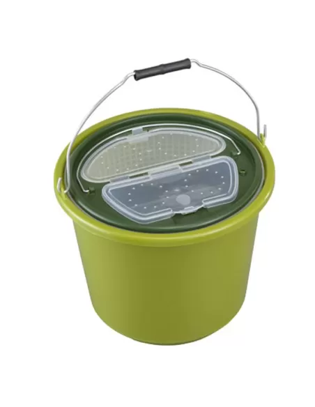 Kolpo Secchio Porta Vivo Doppio 12 Litri Porta pesci Kolpo