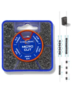 Colmic Micro Cut Mascot Piombi Cylindrical Splits 5 Sizes 