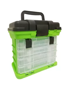 Yamashiro Valigetta Lime Porta Accessori da Pesca 4 Scatole Cassette Pesca Yamashiro
