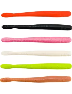 Gulp Fry Esca Siliconica Forma di Verme 8.5 cm 10 pz Esche Artificiali Berkley
