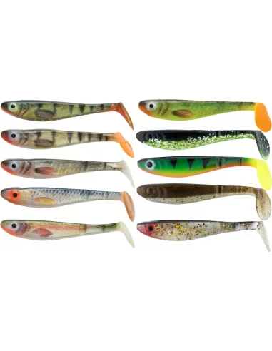 Abu Garcia Svartzonker McPerch Shad 75 mm 8 pz Esche Artificiali Abu Garcia
