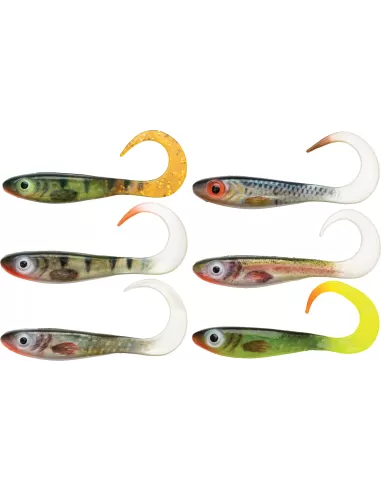 Abu Garcia Svartzonker McPerch Curly 80 mm 8 pz Esche Artificiali Abu Garcia