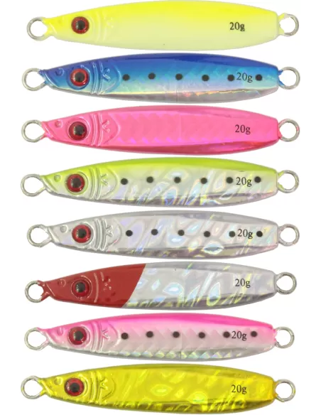 Kit 8 Yamashiro Oppho Metal light Jig 20 gr 7.5 cm Esche Artificiali Yamashiro