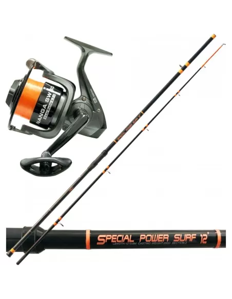 Kolpo Sea Fishing Kit Surfcasting Rod Reel and Wire