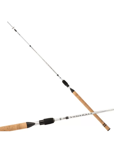 Abu Garcia Venerate Spinning Cork Canne Spinning Manico in Sughero Canne da pesca Abu Garcia
