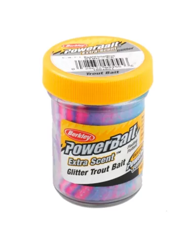 Berkley Powerbait Glitter Trout Bait Captain America Pastella per Trote Esche da pesca Berkley