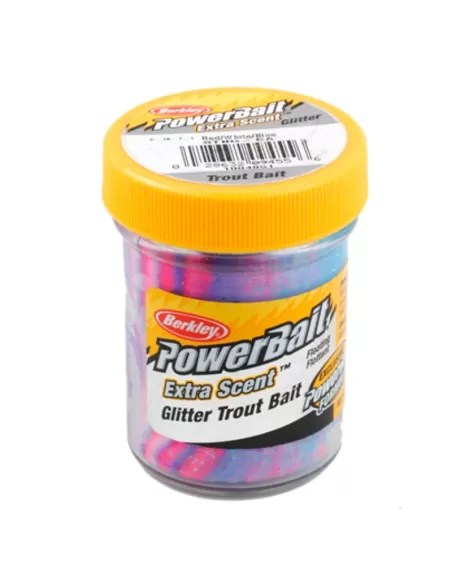 Berkley Powerbait Glitter Trout Bait Captain America Pastella per Trote Esche da pesca Berkley