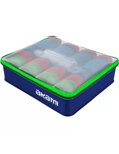 Akami Winders Bag Borsa Porta Terminali in PVC con 48 Avvolgilenza Borse da pesca Akami