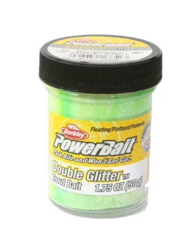 Berkley Powerbait Glitter Trout Bait Spring Green White Sunshine Yellow Pastella per Trote Esche da pesca Berkley