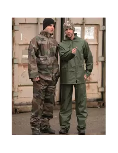 Rain proof Waterproof for Fishing Green Jacket and Trousers 