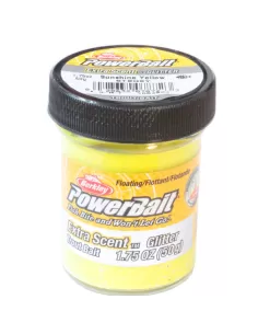 Berkley Powerbait Glitter Trout Bait Sanshine Yellow Pastella per Trote Esche da pesca Berkley