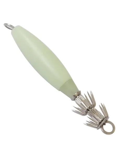 Kolpo Totanara Bianca Fluorescente Doppio Cestello Inox 10 cm Esche Artificiali Kolpo